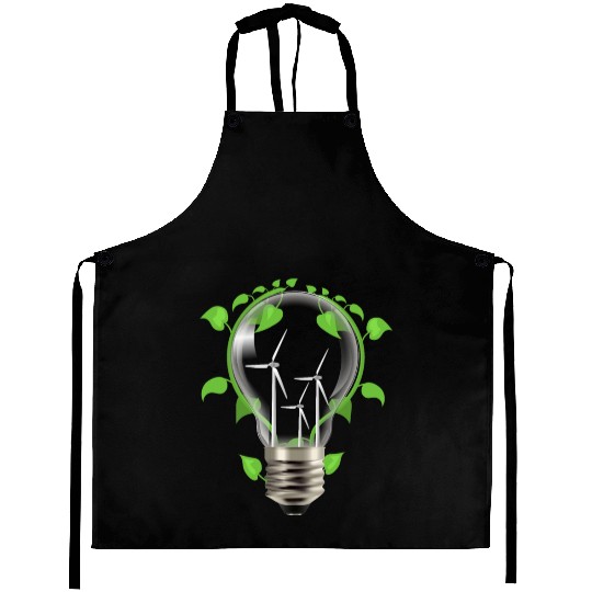 Environment light bulb Aprons