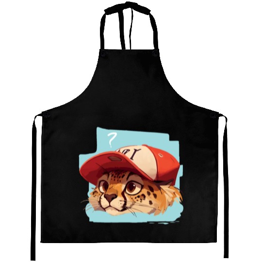 Surprised Cheetah Aprons