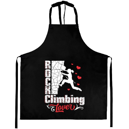Rock Climbing Lover Aprons