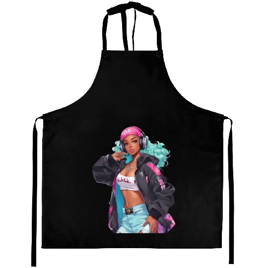 Hip Hop Girl Aprons