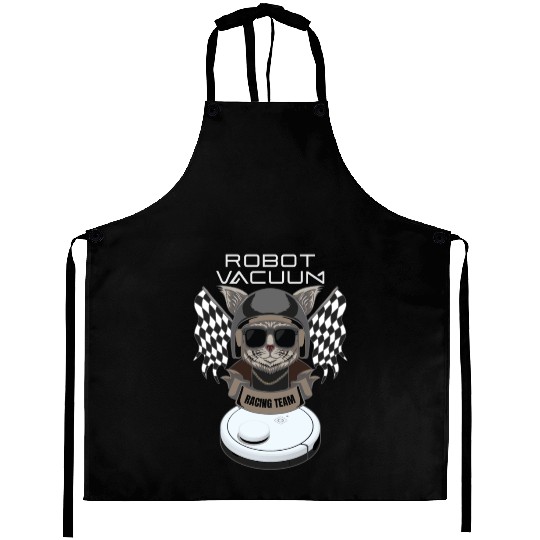 Robot Vacuum Cleaner Racing Team Robot Aprons