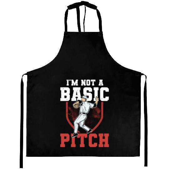 Funny Baseball Pitcher Aprons