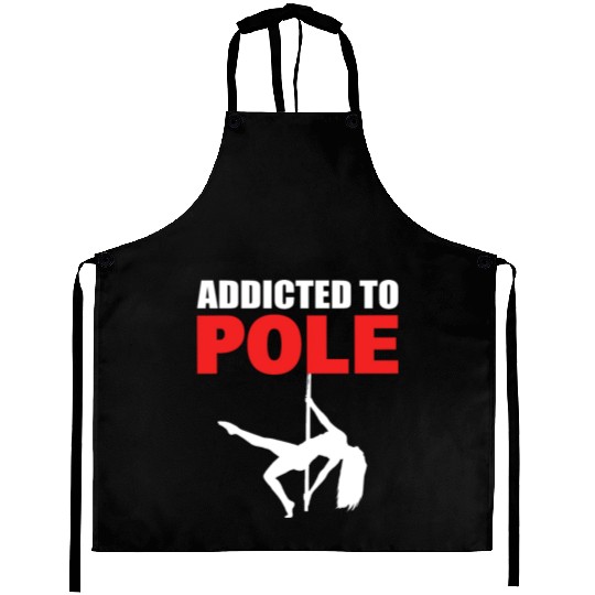 Funny Pole Dance Pole Fitness Instructor Aprons