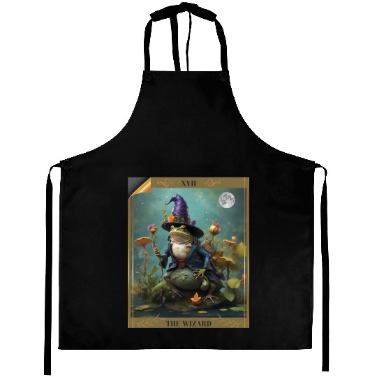 he Wizard Comfort Colors Oversized Aprons, Frog Ta