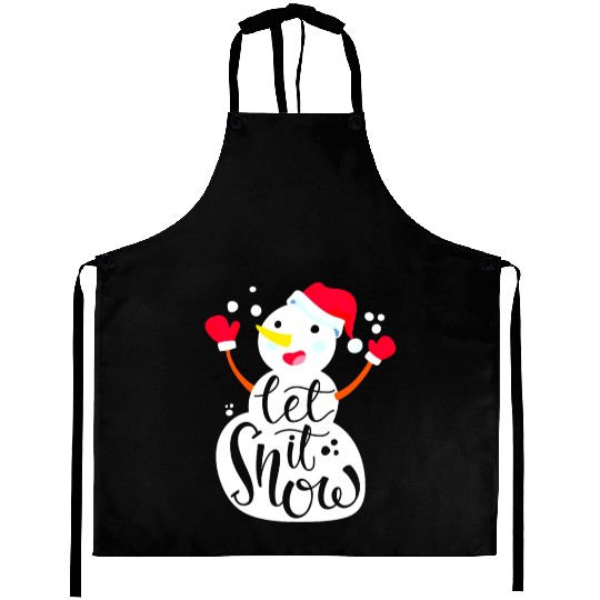 Christmas snowman. Aprons