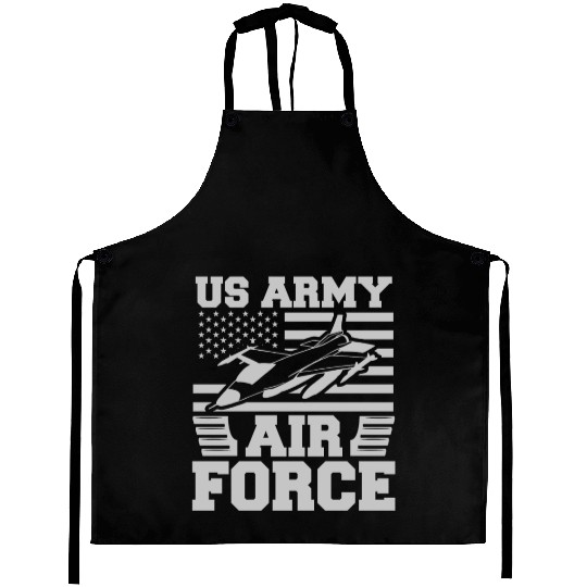 US Flag Airplane Patriotic American Pilot Aprons