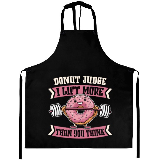 Fitness Donut Funny Donut Gym Aprons