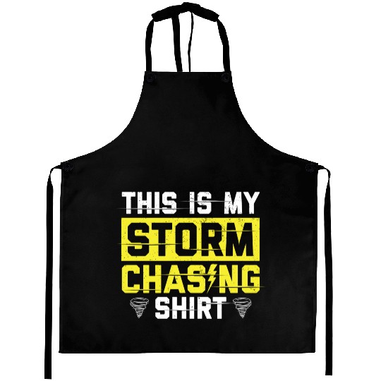 Storm Spotter | Storm Chaser Storm Warnings Gift Aprons