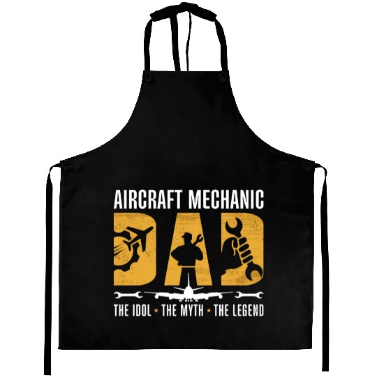 Aircraft Mechanic Dad The Idol Aviation Engineer Aprons