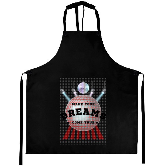 Make Your Dreams Come True with Disco Ball Design Aprons