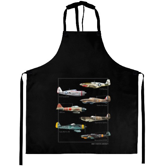 WW2 Fighter Aircraft Warbirds Aprons