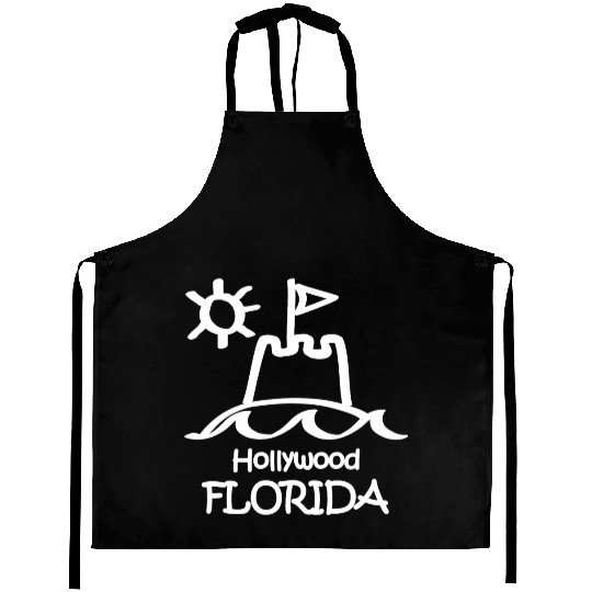 Hollywood Florida Sandcastle Souvenirs Gifts Aprons