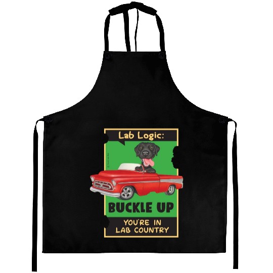 Black Lab Logic Aprons