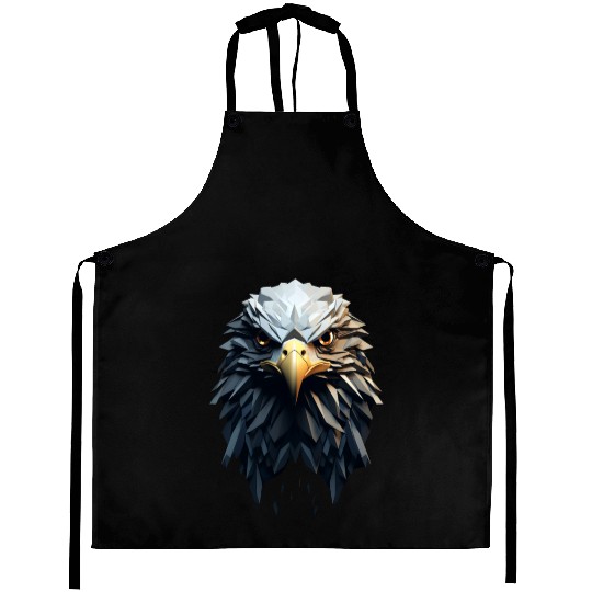 Geometric Eagle Animation Aprons