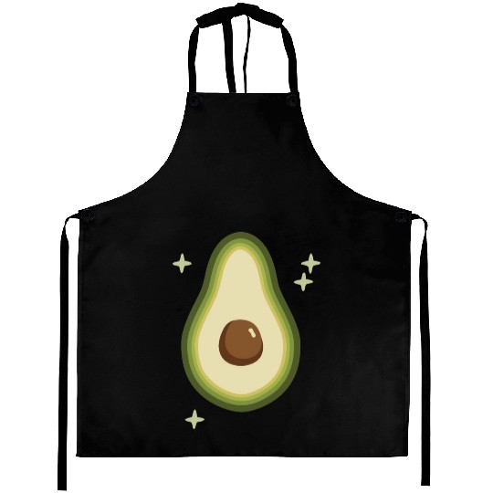 Avocado Green Stars Aprons