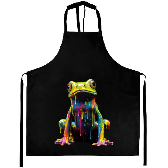 Rainbow Frog Aprons