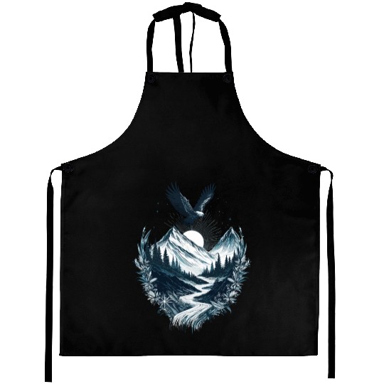 Mountain Silver Eagle Aprons