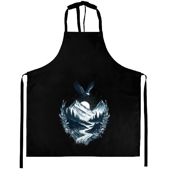 Mountain Silver Eagle Aprons