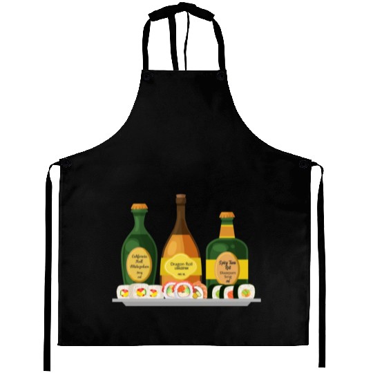 Nurse Aprons, Dragon Spicy Tuna California Roll