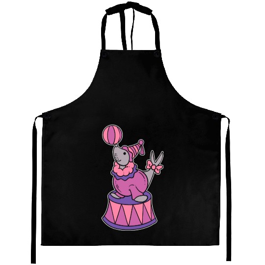 Circus Seal Animal Trainer Gift Aprons