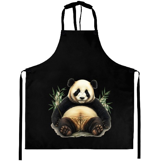 Panda Chilling Aprons