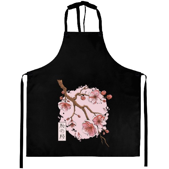 Springtime Sakura Serenity Aprons