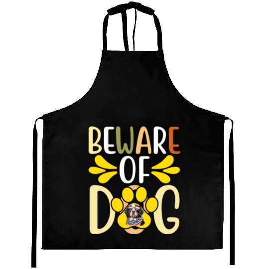 Beware Of Dog Aprons