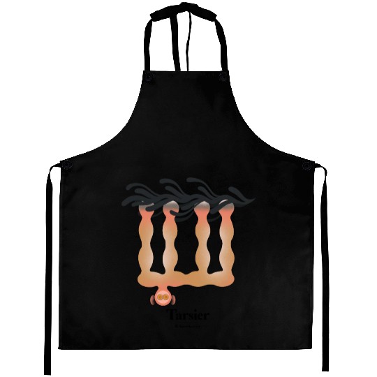 Bold monkey print "Tarsier" Aprons