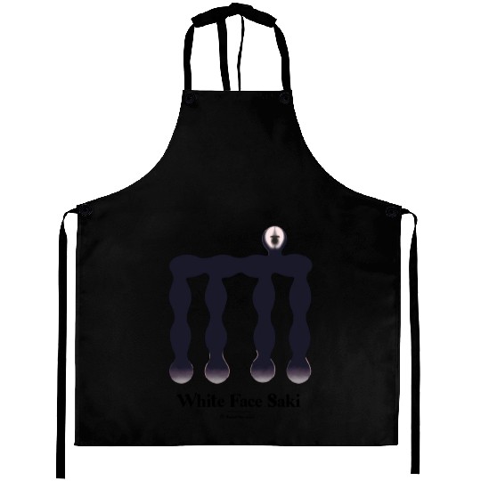 Bold monkey print "whiteface saki" Aprons