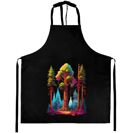 Redwood Forest - For Nature Lovers Aprons