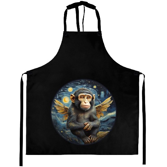 monkey with wings Aprons