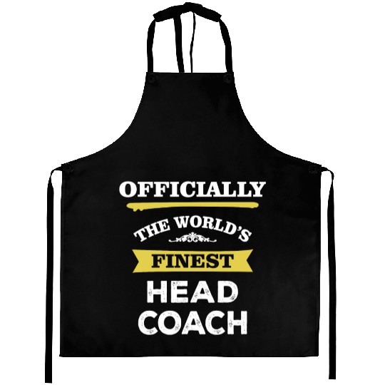 The World's Finest Head Coach Aprons