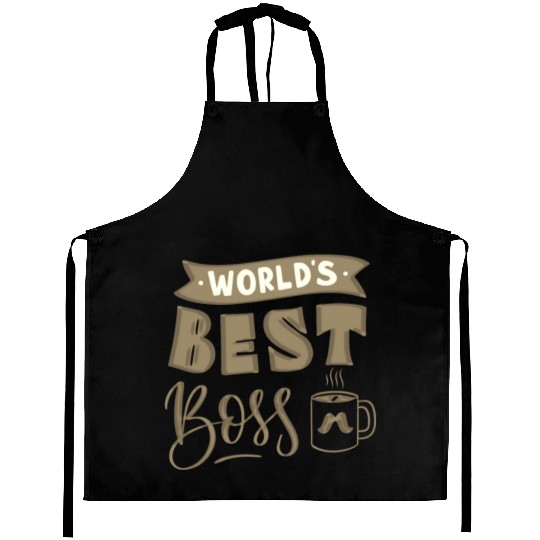 world's best boss Aprons