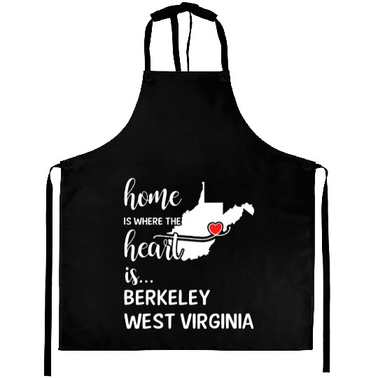 Berkeley County West Virginia Is Where My Heart Is Aprons