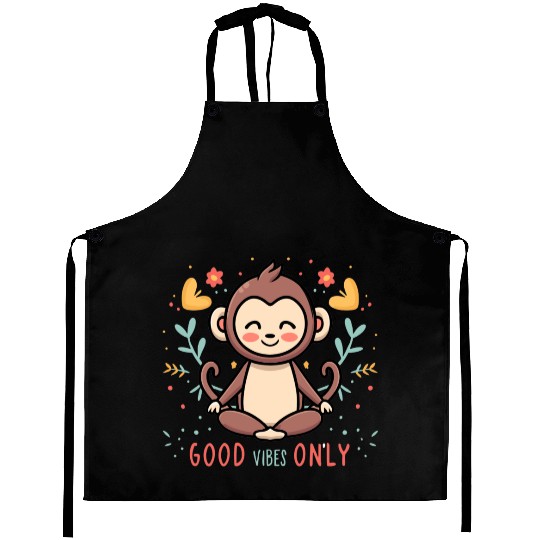 Yoga Monkey Aprons