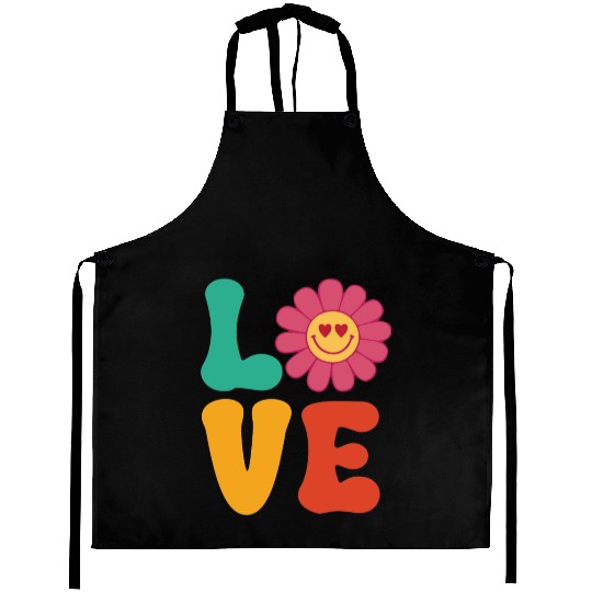 Love Valentine days Aprons