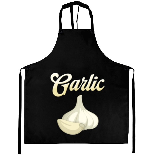 Garlic lover, Garlic Head, Garlic gift Aprons