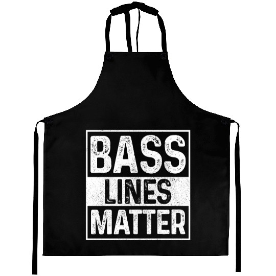 Bass Lines Matter Bass Player DnB Aprons