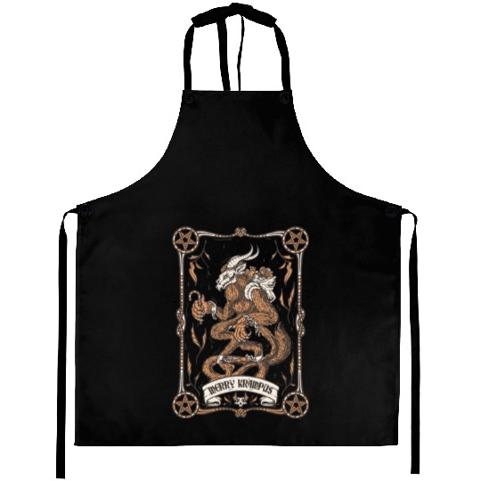Merry krampus Aprons