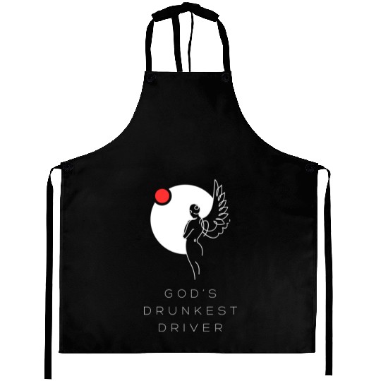 God's Drunkest Driver Aprons