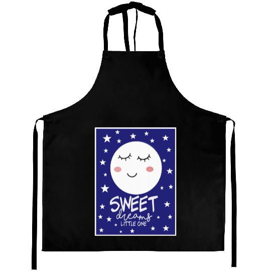 Sleepy Moon - Sweet Dreams Little One Aprons