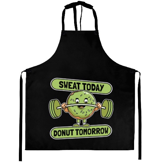 Fitness Donut Donut Gym Aprons