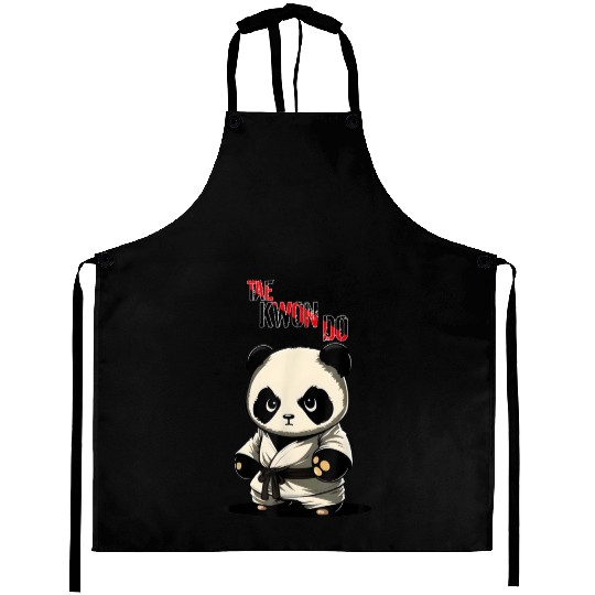 Taekwondo Panda Korean Mma Tkd Aprons