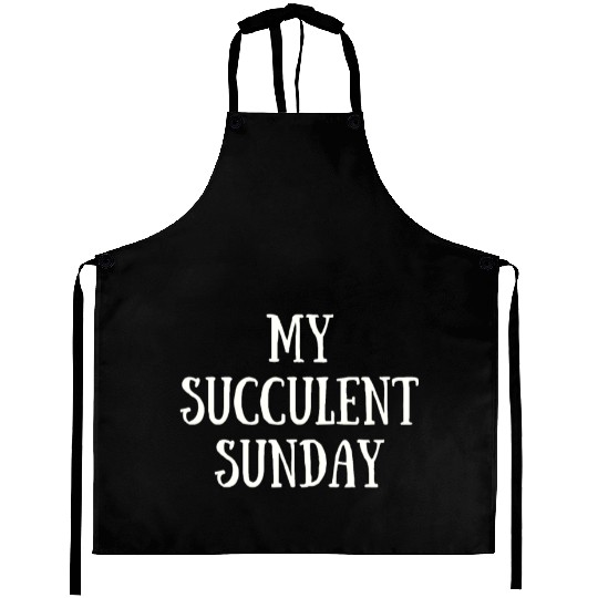 My Succulent Sunday Aprons