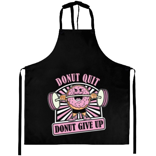 Fitness Donut Funny Donut Gym Aprons