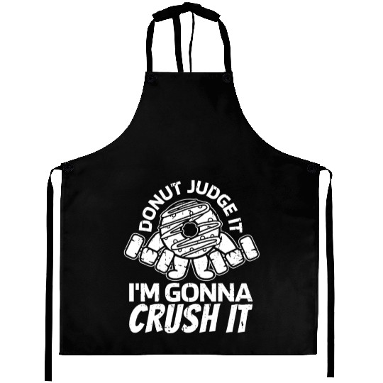 Fitness Donut Funny Donut Gym Aprons
