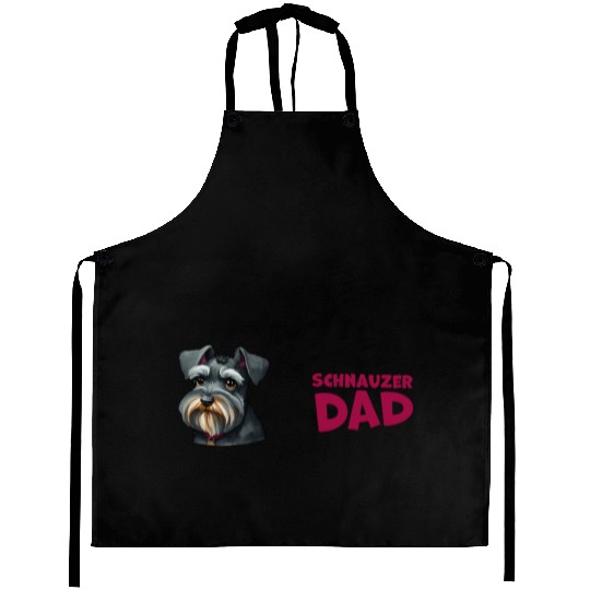 Schnauzer Dad Aprons