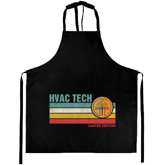 HVAC Technician Limited Edition Funny HVAC Mechani Aprons