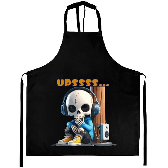 Chillin’ Skeleton DJ Aprons