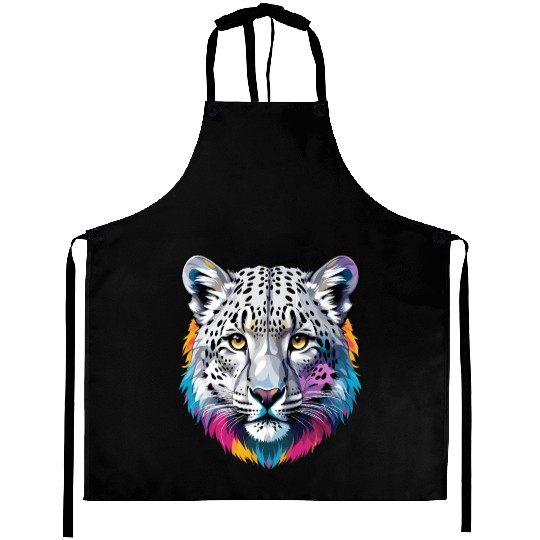 Snow Leopard Aprons